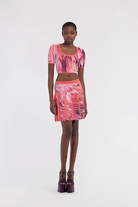 Plumange Print Top