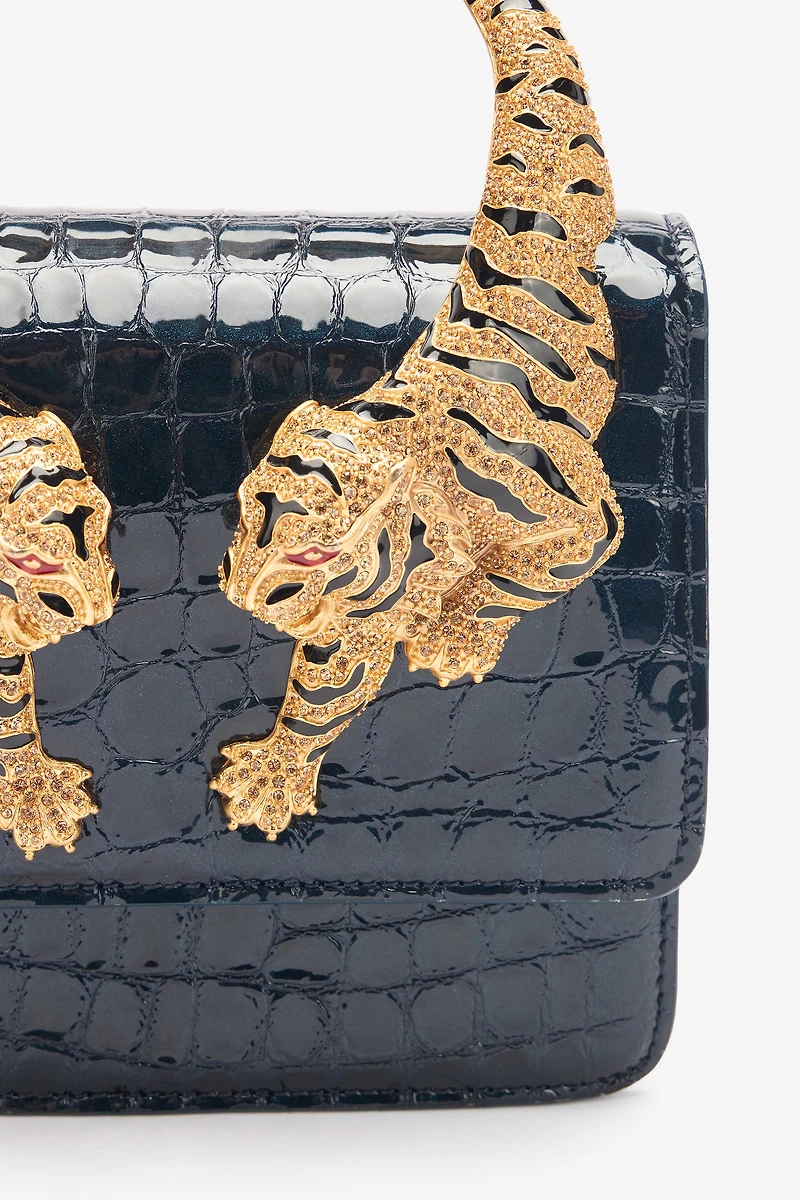 Crocodile-Print Roar Bag