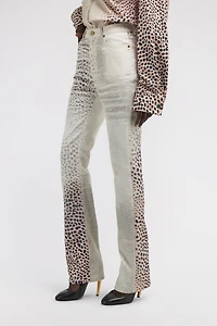 Shark Print Jeans