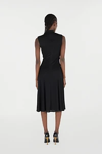 Draped Midi Dress
