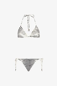 Zebra-Print Bikini