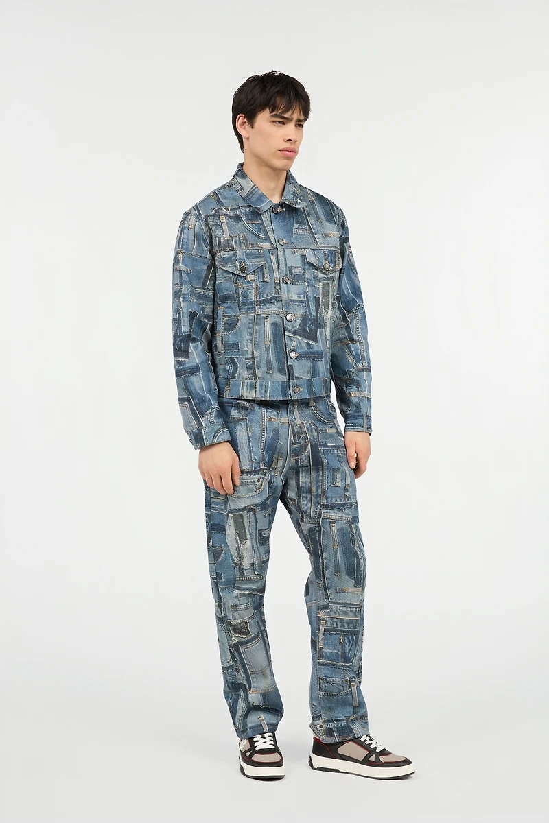 Capsule Collection Patchwork Denim Jacket
