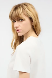 Cotton T-Shirt With Studs