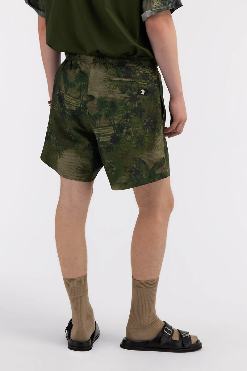 Swim shorts with print