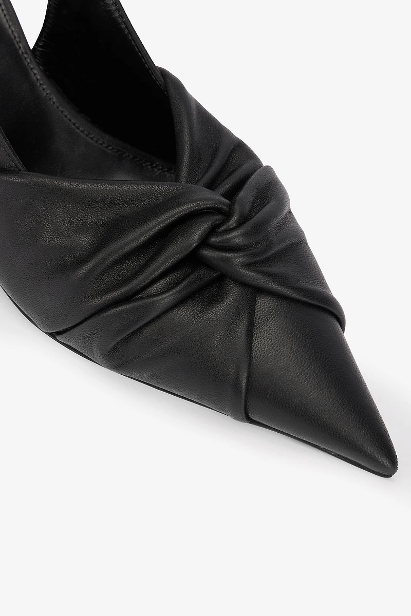 Leather Slingbacks