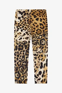 Leopard-print trousers