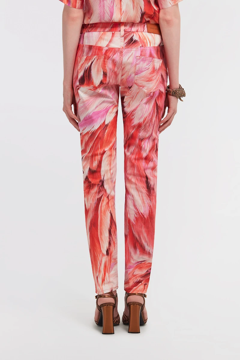 Plumange Print Jeans