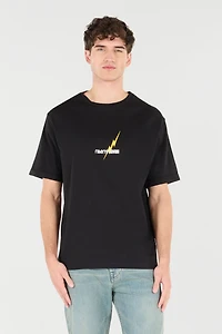 T-Shirt With Print And Logo