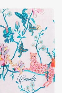 Leopard And Flower-Print Cotton Leggings