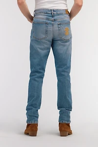 Light wash jeans