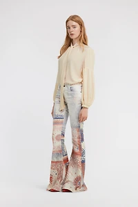 Blouse with Pussy Bow Neckline