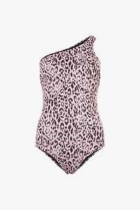 One-Piece Swimsuit With Jaguar Skin Print