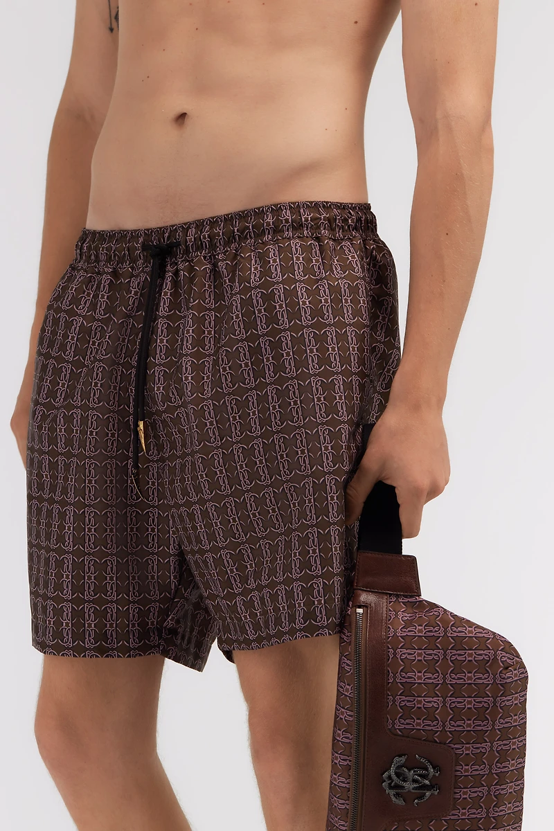 Swim shorts with RC print