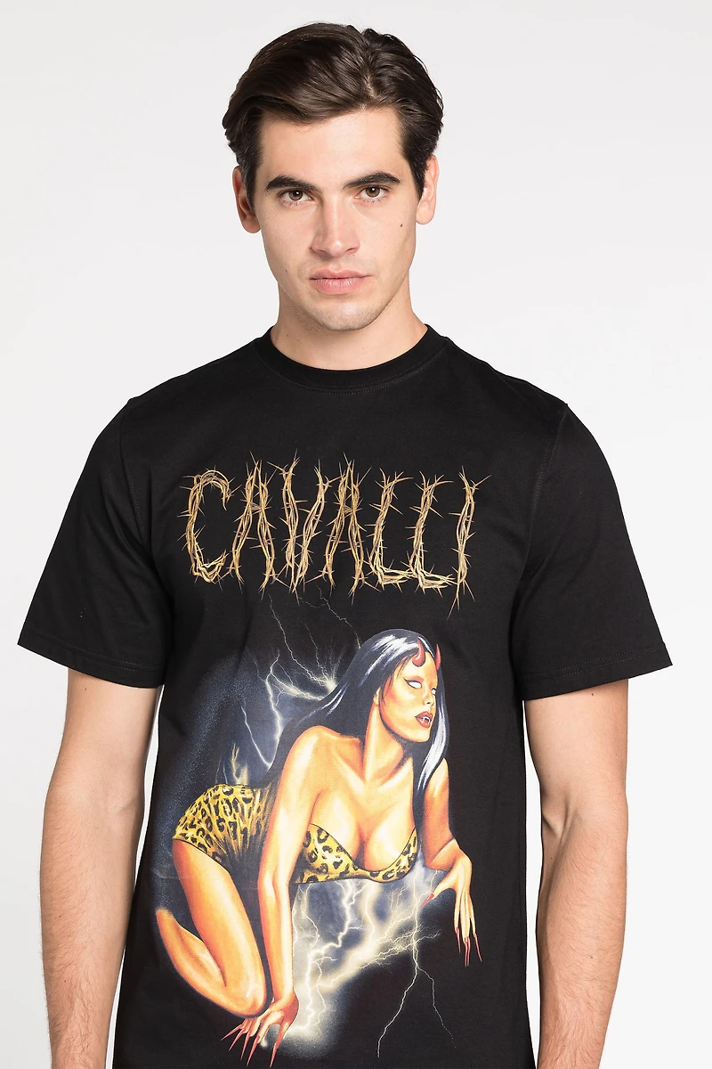 Graphic-Print Cotton T-Shirt