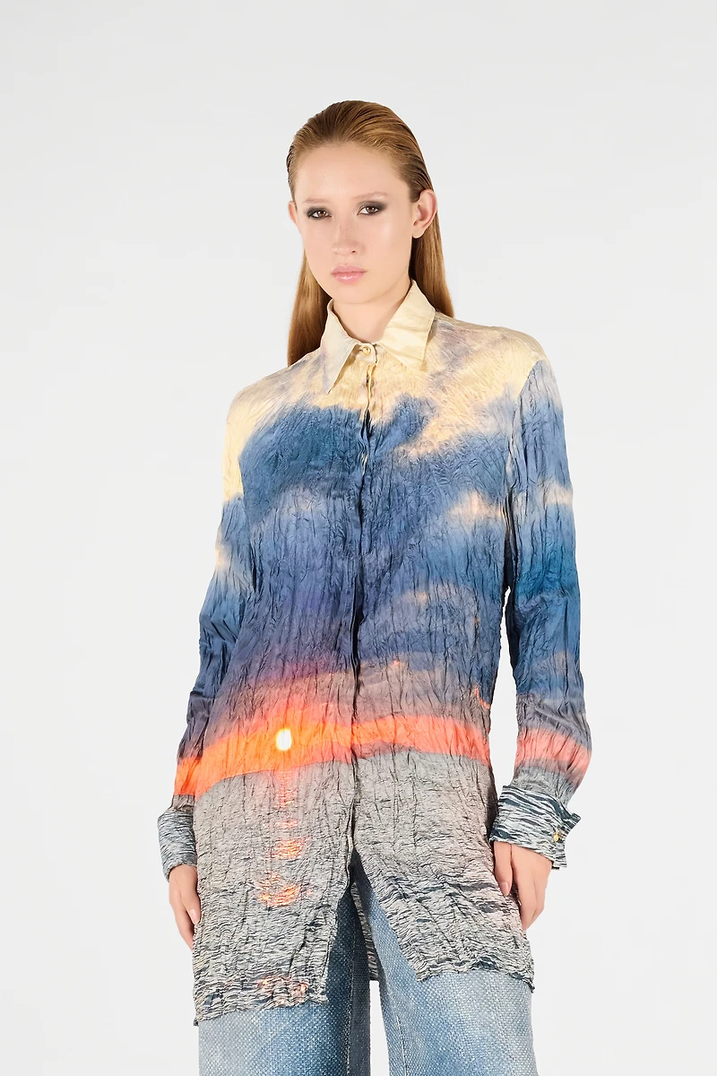 Sunrise Print Dress