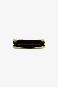 Snake-Effect Wallet With Logo