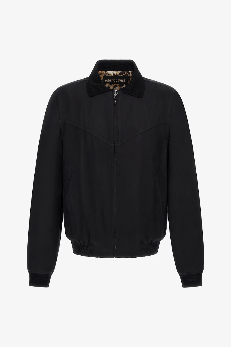 Black Bomber Jacket