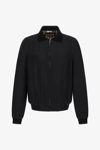 Black Bomber Jacket