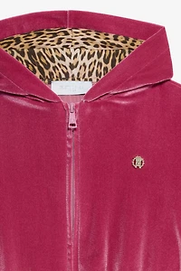 Fuchsia Sweatshirt with RC Monogram