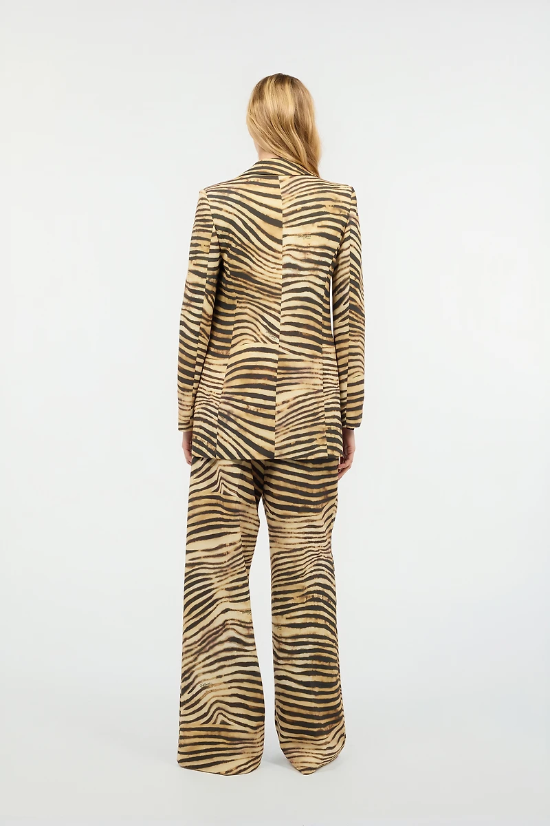 Tiger Skin-Print Jacket