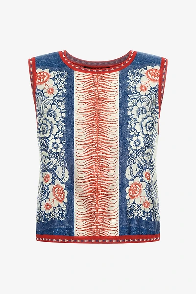 Bandana Print Top