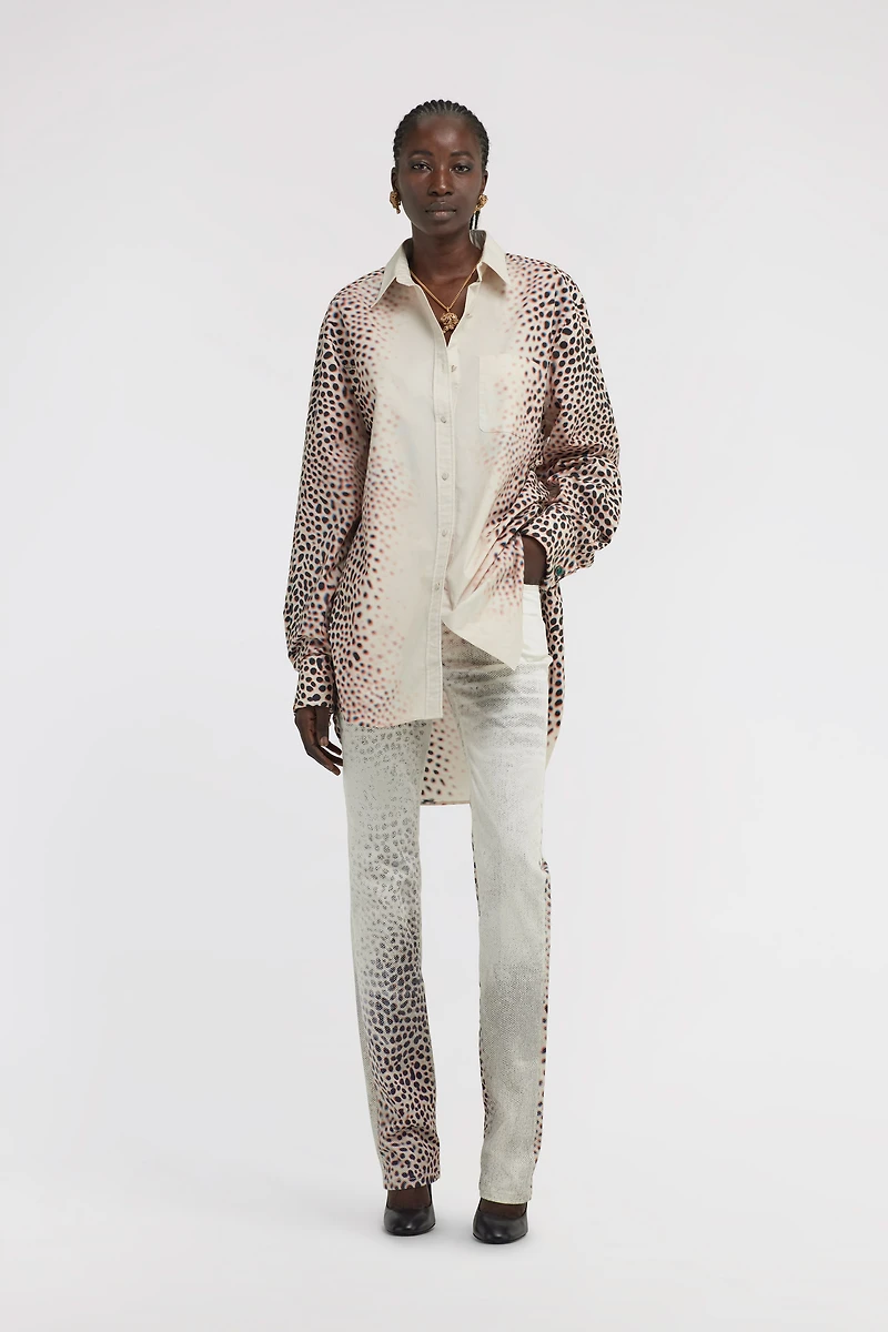 Shark Print Jeans