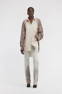 Shark Print Jeans