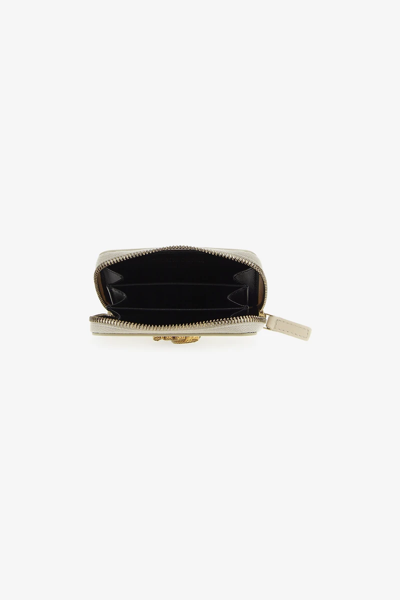 Small wallet with Monogram RC and zip