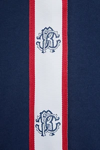 Blue Track Pants with RC Monogram