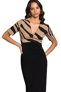 Tiger-Print Dress