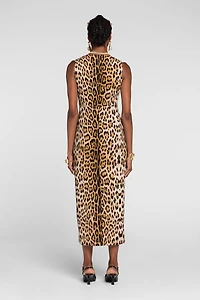 Jaguar-Print Dress