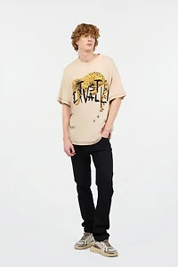 T-Shirt With Leopard