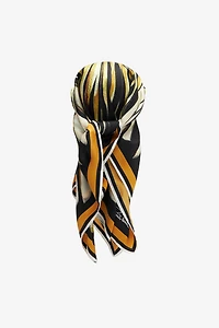 Hat with visor and Ray of Gold scarf