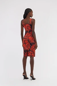 Dress with RC print