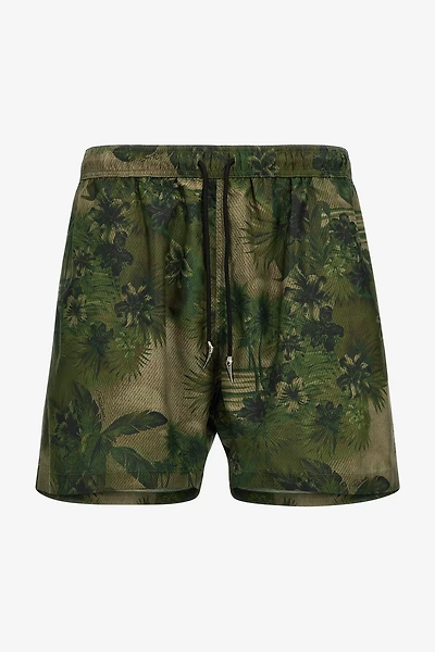 Swim shorts with print