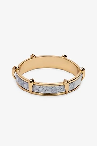 Rigid marble-effect bracelet