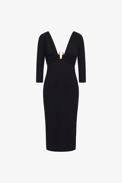 Dress with Gold Detail