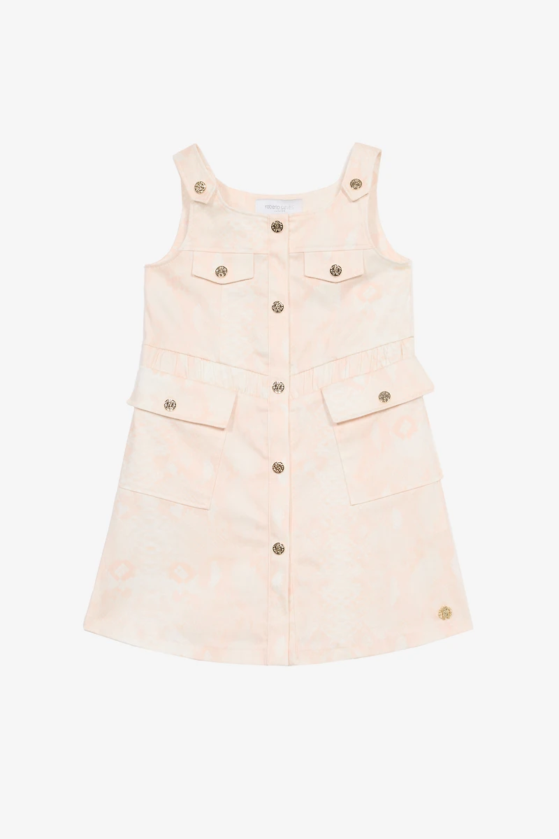 Dress With Snakeskin Print