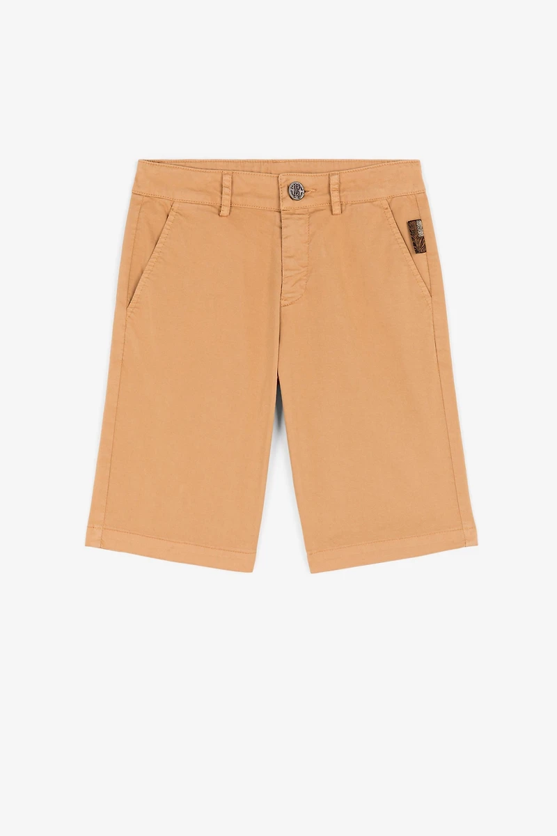 Logo-embroidered shorts