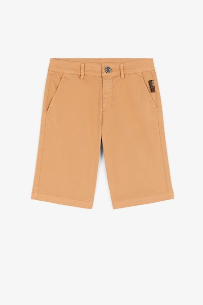 Logo-embroidered shorts