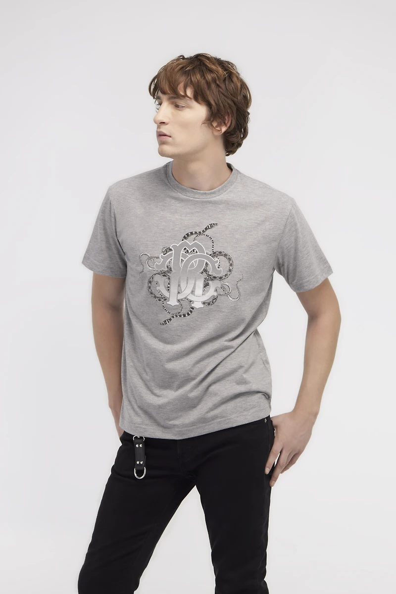 T-shirt with Snake print