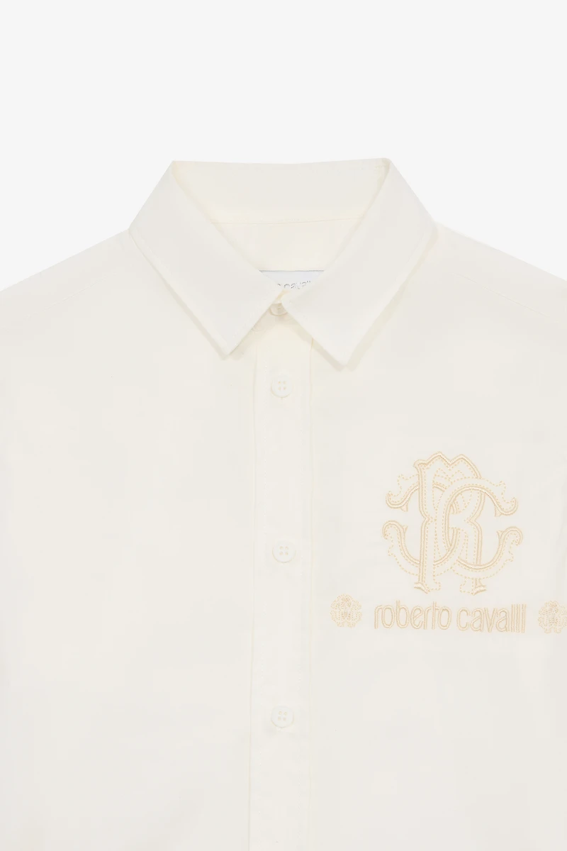 Shirt With RC Monogram And Lettering