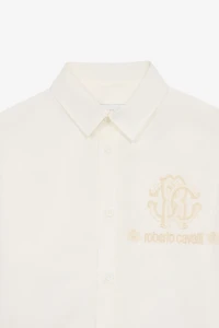 Shirt With RC Monogram And Lettering