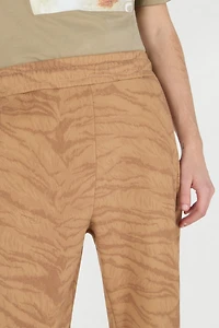 Tiger Skin Print Joggers