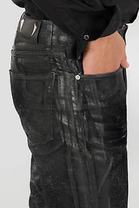 Used-effect pants