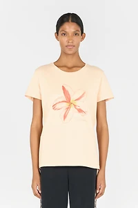 Flower print T-shirt