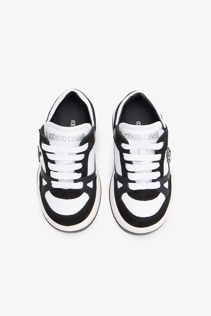 Two-Tone Sneakers With RC Monogram