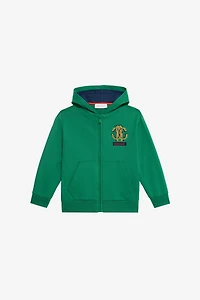Green Hoodie with RC Monogram