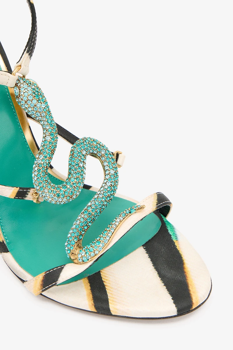 Ray Of Sea Print Shoes Sandal