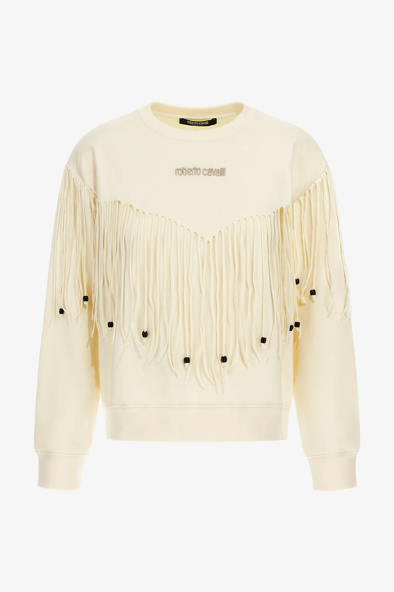 Sweatshirt with Fringe